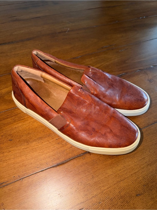 Frye Shoes - Frye Women's Slip-On Loafers in Cognac Brown